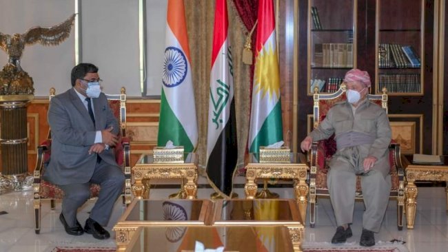 Hindistan'dan Mesud Barzani ve Peşmerge’ye teşekkür