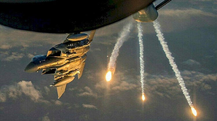 Irak-Suriye sınırında Heşdi Şabi'ye hava saldırısı