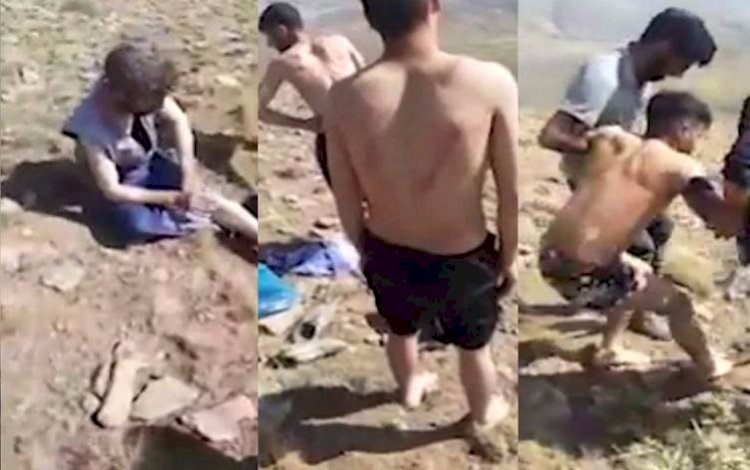 Askerler Kürt kolberleri soyup işkence etti