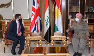 Mesud Barzani İngiltere’nin Bağdat Büyükelçisi’yle görüştü