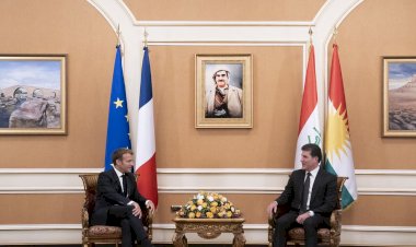 Macron'dan Neçirvan Barzani’ye Kürtçe Tweet