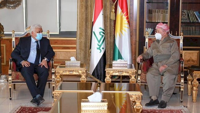 Mesud Barzani, Haşdi Şabi Başkanı’yla görüştü
