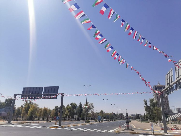 Erbil, Fransa Cumhurbaşkanı Emmanuel Macron’u karşılamaya hazırlanıyor