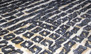 Erbil’de Türk yapımı 628 kaçak tabanca ele geçirildi