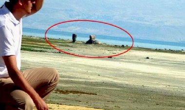 Van Gölü'ndeki çekilme 1 kilometreyi aştı