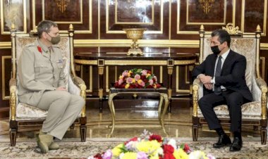 Mesrur Barzani, Uluslararası Koalisyon komutanını kabul etti