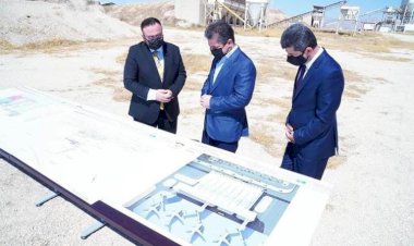 Mesrur Barzani, Uluslararası Duhok Havalimanı projesini inceledi