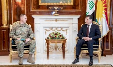 Neçirvan Barzani, General Kees Philips ve beraberindeki ABD’li askeri heyeti kabul etti