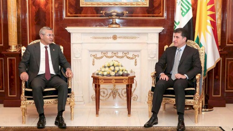 Neçirvan Barzani CHP heyetini kabul etti