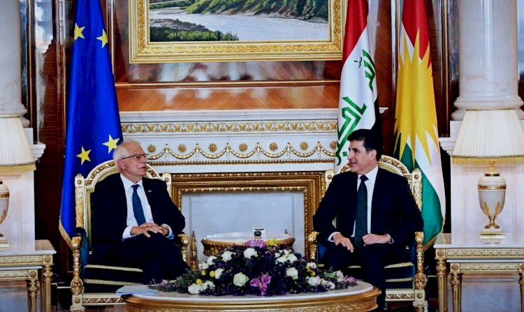 Neçirvan Barzani AB Yüksek Temsilcisi Borrell ile bir araya geldi