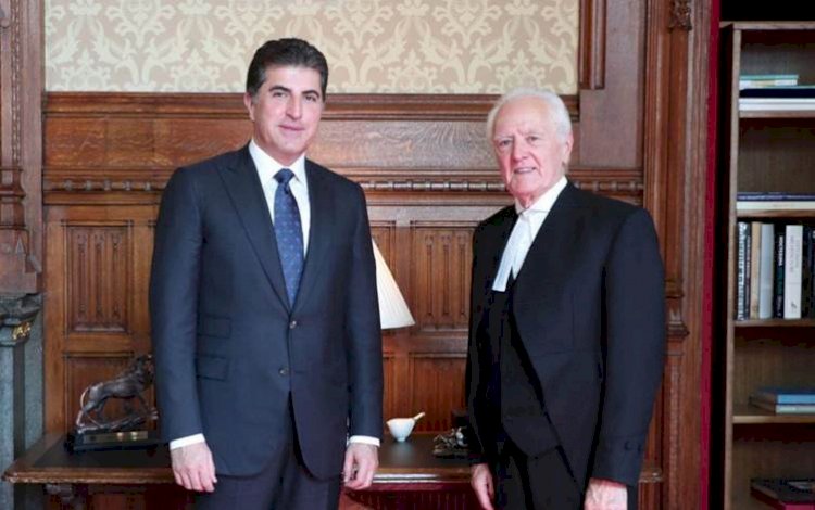 Neçirvan Barzani Lordlar Kamarası Başkanı McFall ile görüştü