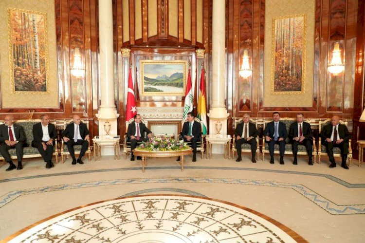 Neçirvan Barzani Türkiye Ticaret Bakanı ile bir araya geldi