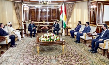 Ezidi dini liderlerden Mesrur Barzani'ye teşekkür