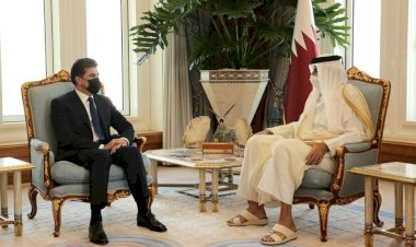 Neçirvan Barzani Doha'da Katar Emiri ile görüştü