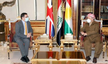 Mesud Barzani’yle görüşen İngiltere Büyükelçisi’nden destek mesajı