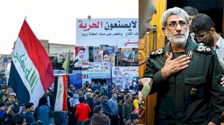 Irak’ın güneyinde İsmail Kaani’nin Bağdat ziyareti protesto edildi