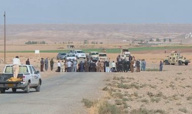 Irak ordusunun desteği ile Kürt köylerine girmeye kalkıştılar, halk yolu kesti...