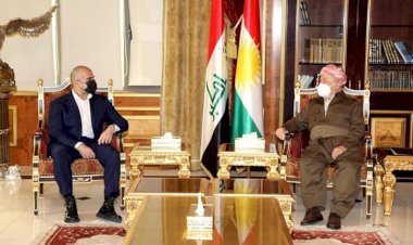 Mesud Barzani KYB Eş Başkanı Bafıl Talabani’yi kabul etti