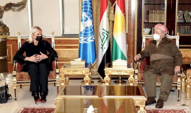 Mesud Barzani, BM’nin Irak Özel Temsilcisi Plasschaert ile bir araya geldi