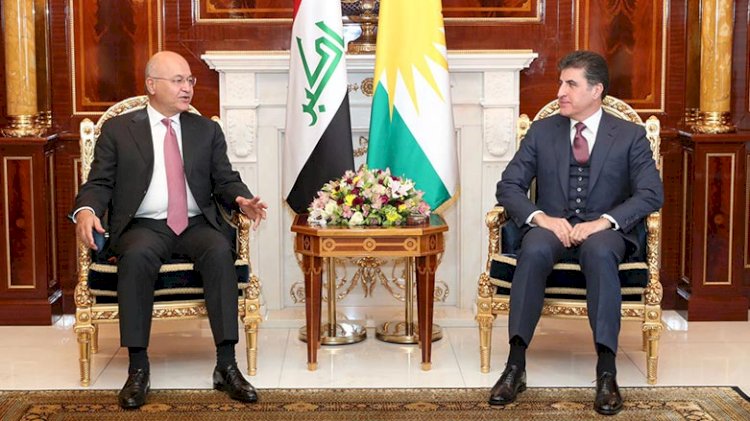 Neçirvan Barzani, Berhem Salih ile görüştü