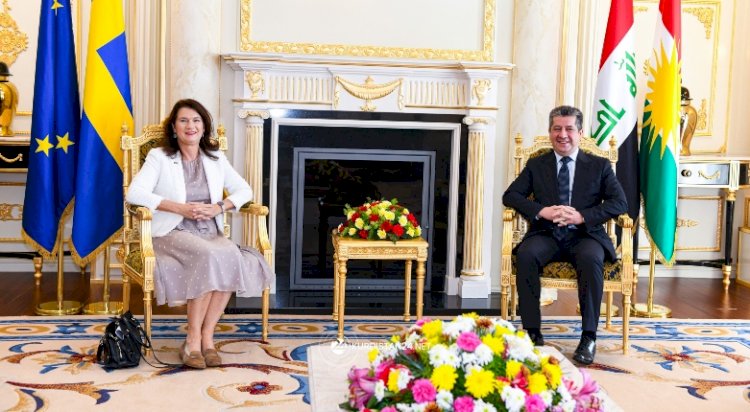 Mesrur Barzani, İsveç Dışişleri Bakanı’yla bir araya geldi