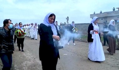 IŞİD’in katlettiği 41 Ezidi’nin naaşı Şengal’de toprağa verildi