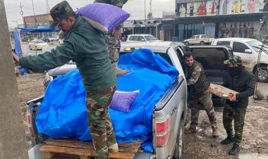 Peşmerge, Erbil'de selden zarar gören vatandaşların yardımına koştu