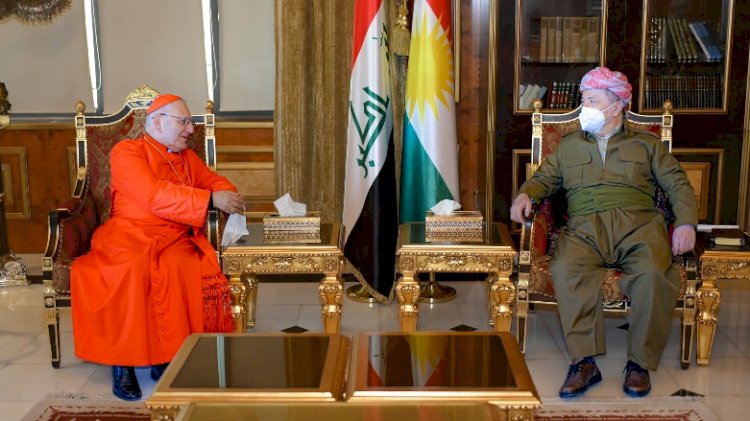 Mesud Barzani Keldani Kilisesi Patriği’yle görüştü