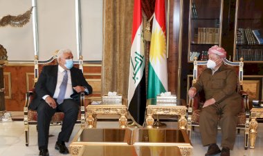 Mesud Barzani, Haşdi Şabi Başkanı ile bir araya geldi