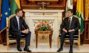 Neçirvan Barzani, Litvanya Dışişleri Bakanı Landsbergis ile görüştü