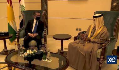 Mesrur Barzani, Abu Dabi Veliaht Prensi Muhammed bin Zayid Al Nahyan'la görüştü