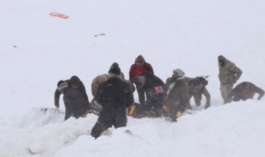 Erzurum'da çığ düştü: 2 kişi kar altında kaldı