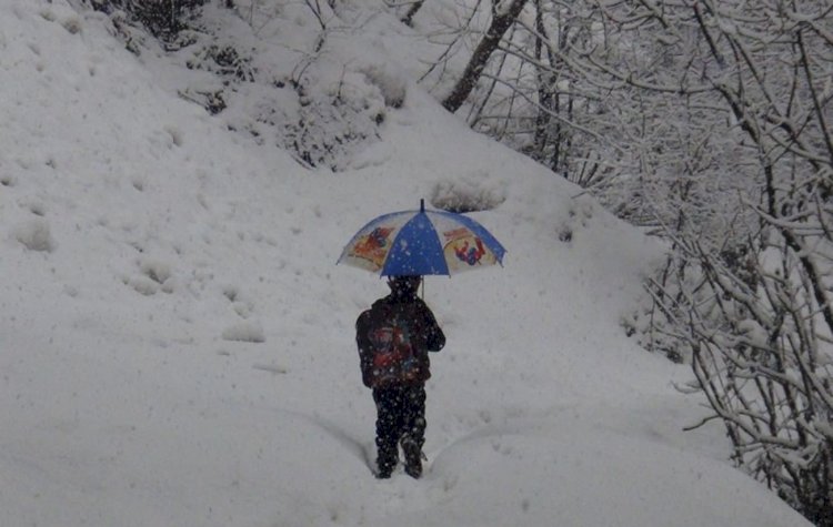 Van ve Erzincan'da eğitime kar engeli