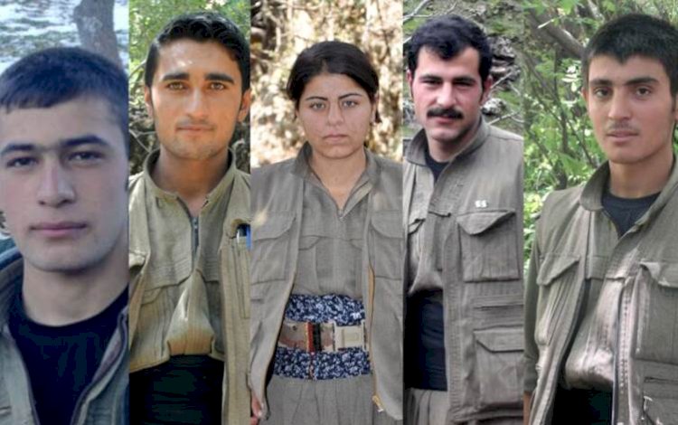 HPG, Hakurk’ta hayatını kaybeden 5 üyesinin kimliğini açıkladı