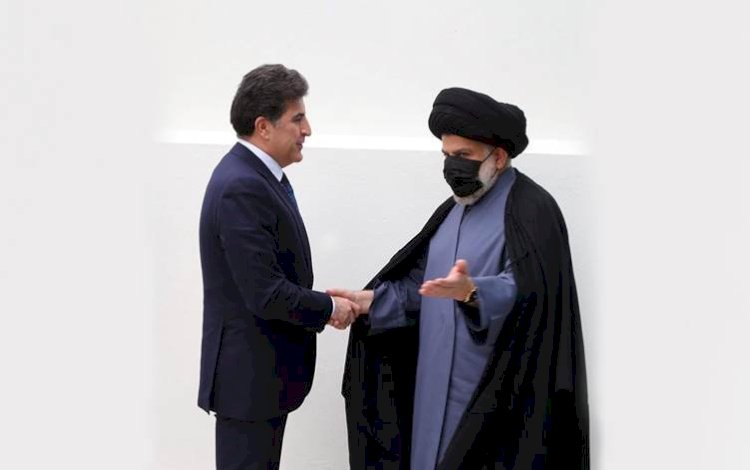 Neçirvan Barzani ve Sünni liderler Necef’te Sadr ile bir araya geldi