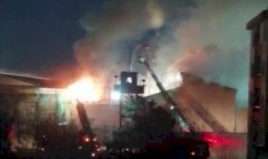 Ümraniye cezaevinde yangın çıktı