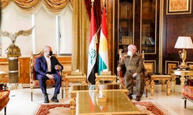 Başkan Mesud Barzani Bafil Talabani ile bir araya geldi