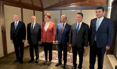 Bir araya gelen 6 muhalefet partisinin liderinden ortak açıklama