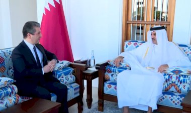 Mesrur Barzani ve Katar Emiri’nden ilişkilerin geliştirilmesi vurgusu