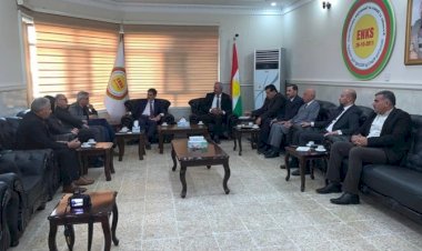 Almanya'nın Erbil Başkonsolosluğu'ndan ENKS'ye ziyaret