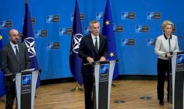 AB ve NATO'dan ortak açıklama: 100'den fazla savaş uçağı teyakkuza geçirildi