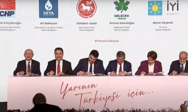 6 muhalefet liderleri ‘Güçlendirilmiş Parlamenter Sistem’ metnine imza attı