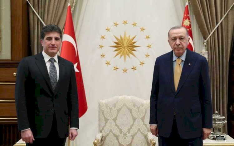 Neçirvan Barzani, Erdoğan ile bir araya geldi