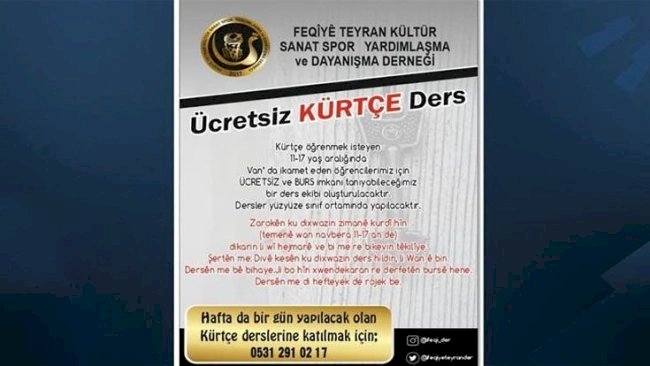 Van’da Kürtçe kurs başladı