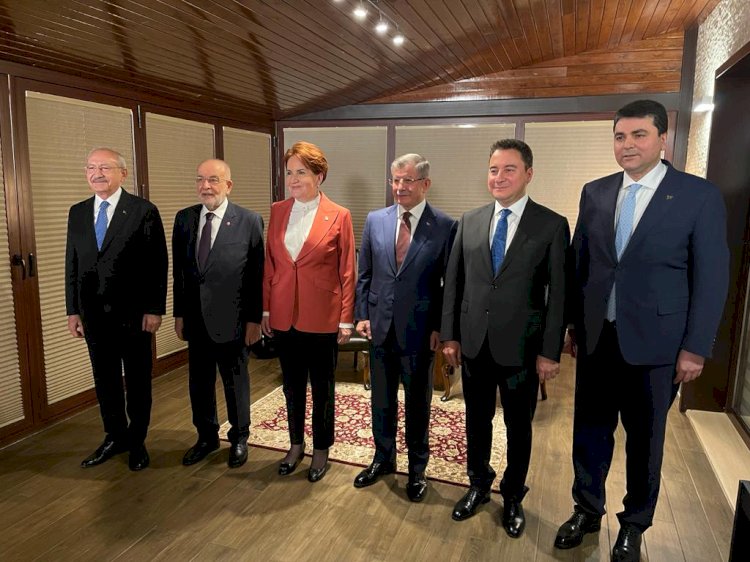 Bir araya gelen 6 muhalefet partisinin liderinden ortak açıklama
