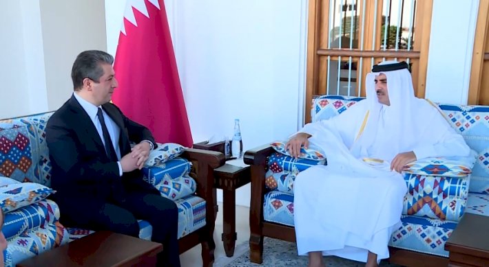 Mesrur Barzani ve Katar Emiri’nden ilişkilerin geliştirilmesi vurgusu