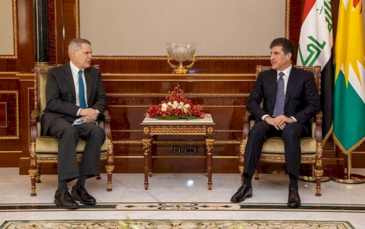 Neçirvan Barzani, ABD Büyükelçisi ile Irak Federal Mahkemesi’nin kararını görüştü