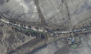 Kiev'e yaklaşan 60 kilometrelik Rus askeri konvoyu şoke etti!