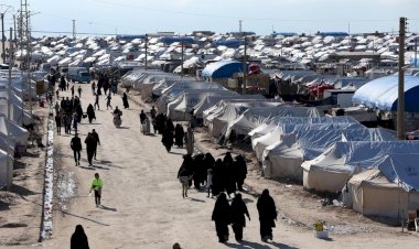 Rojava’da IŞİD’li ailelerin kaldığı kampta yangın