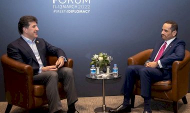 Neçirvan Barzani, Katar Dışişleri Bakanı ile görüştü
